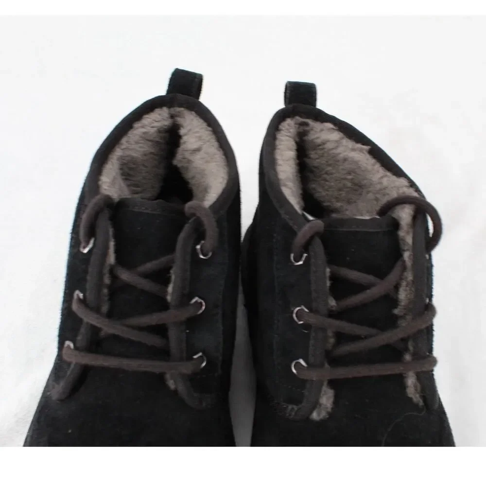 UGG NEUMEL Black Suede Sherpa Lined Chukka Boot 3236 Men Size 11